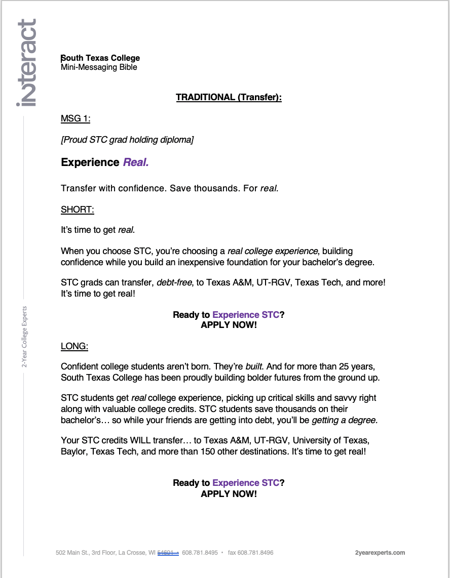 STC Mini Messaging Bible 10-23-19